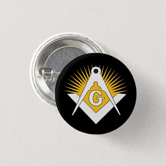 Freemasonry symbol button (Vorne & Hinten)