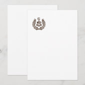 Freemasonry symbol einladung (Vorne/Hinten)