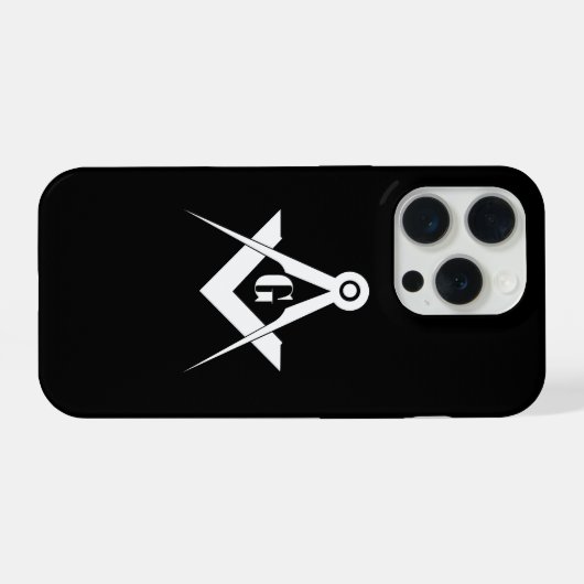 Freemasonry symbol iPhone hülle (Rückseite (Horizontal))