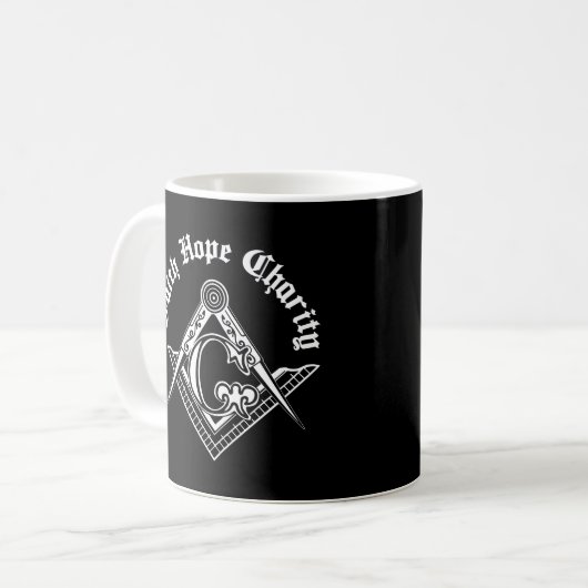 Freemasonry symbol kaffeetasse (Vorderseite Links)