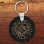 Freemasonry symbol Square and Compasses Schlüsselanhänger (Vorderseite)