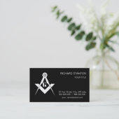 Freemasonry symbol visitenkarte (Stehend Vorderseite)