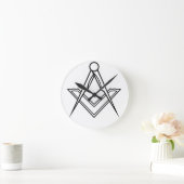 Freemasons Clock Runde Wanduhr (Zuhause)