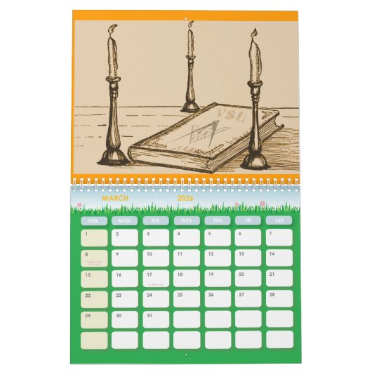 Freemasons-Kalender Kalender (Mär 2026)