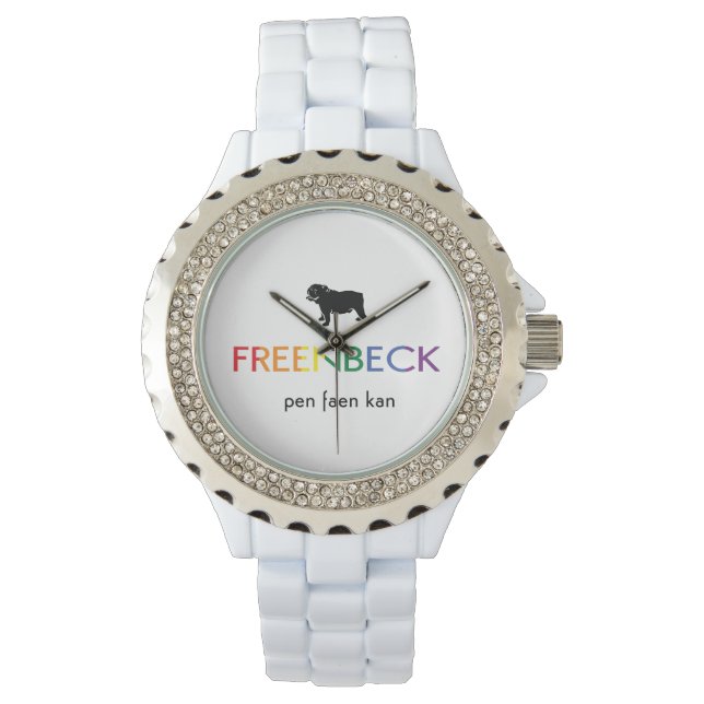 FreenBecky Rainbow Watch Armbanduhr (Vorderseite)