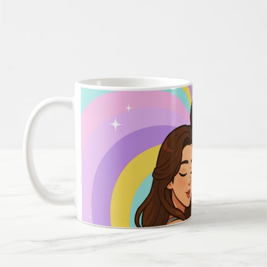 Freenbecky Thai GL Ship Couple Freen & Becky Kaffeetasse (Links)