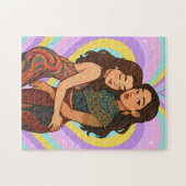 Freenbecky Thai GL Ship Couple Freen & Becky Puzzle (Horizontal)