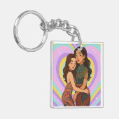 Freenbecky Thai GL Ship Couple Freen & Becky Schlüsselanhänger (Vorderseite links)