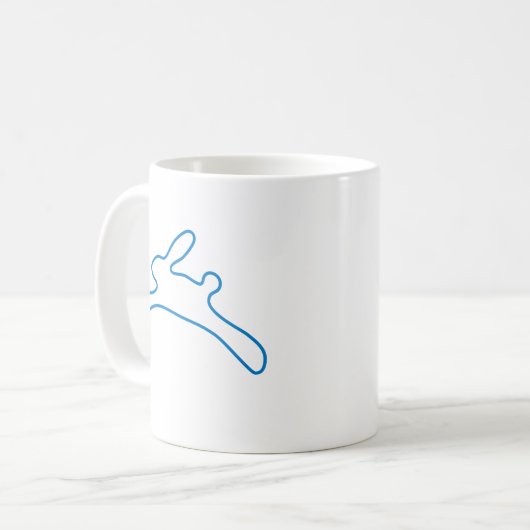 Freenet-Häschen-Logo Kaffeetasse (Vorderseite Links)