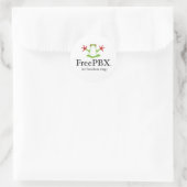 FreePBX-Logo-Aufkleber (Classic) Runder Aufkleber (Tasche)