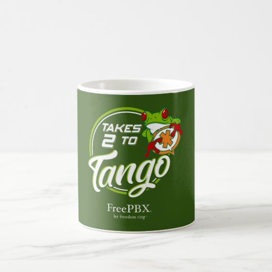 FreePBX übernimmt 2 zu Tango-Tasse Kaffeetasse (Mittel)