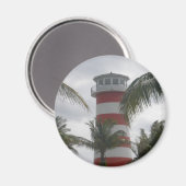 Freeport Bahamas Leuchtturm Magnet (Vorderseite/Rückseite)