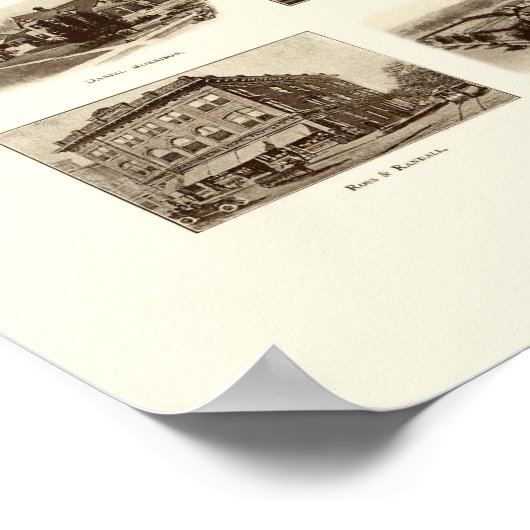 Freeport, NY Panoramic Map - 1909 Poster (Ecke)