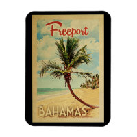 Freeport Palm Tree Vintage Reise