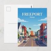Freeport USA Postkarte (Vorne/Hinten)