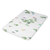 Freeride Alpine Skiern Skifahren Party Badematte (Schrägansicht)