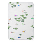 Freeride Alpine Skiern Skifahren Party Badematte (Vorderseite Vertikal)