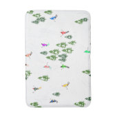 Freeride Alpine Skiern Skifahren Party Badematte (Vorderseite Vertikal)