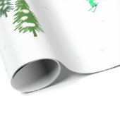 Freeride Alpine Skiern Skifahren Party Geschenkpapier (Rolleneckpunkt)