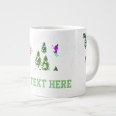 Freeride Alpine Skiern Skifahrer Skifahrer Jumbo-Tasse (Vorderseite Rechts)