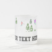 Freeride Alpine Skiern Skifahrer Skifahrer Mattglastasse (Mittel)