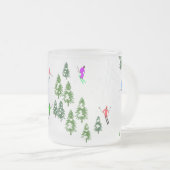 Freeride Alpine Skiern Skifahrer Skifahrer Mattglastasse (VorderseiteRechts)