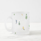 Freeride Alpine Skiern Skifahrer Skifahrer Mattglastasse (Links)