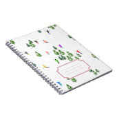 Freeride Alpine Skiers Skifahrer Name Sticker Notizblock (Rechte Seite)