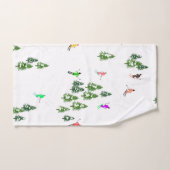 Freeride Alpine Skifahrer Skipass Lustration Ski Badhandtuch Set (Handtuch)