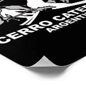 Freeride Skiing Cerro Catedral Argentinien Poster (Ecke)