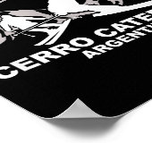 Freeride-Skiing Cerro Catedral Argentinien Poster (Ecke)