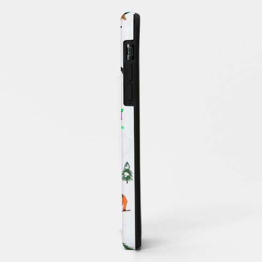 Freeride Snowboarder Snowboarden Illustration Case-Mate iPhone Hülle (Hinten/Links)