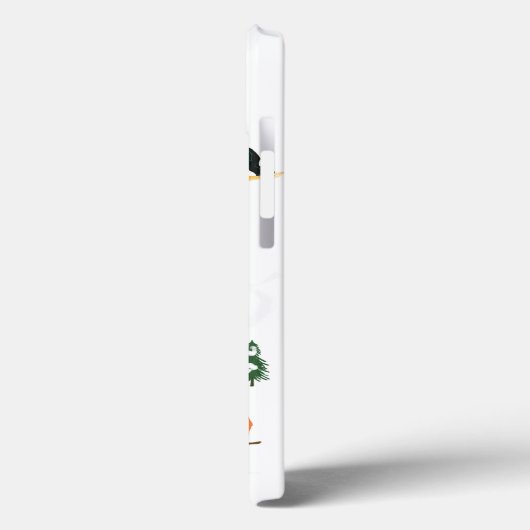 Freeride Snowboarder Snowboarden Illustration Case-Mate iPhone Hülle (Rückseite / Links)