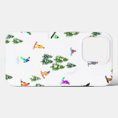 Freeride Snowboarder Snowboarden Illustration Case-Mate iPhone Hülle (Rückseite (Horizontal))