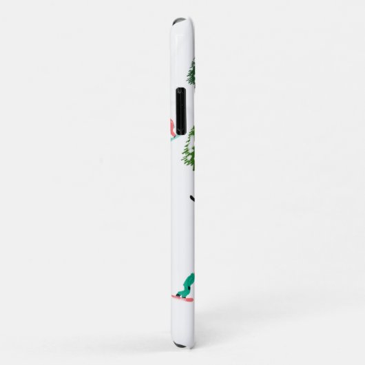 Freeride Snowboarder Snowboarden Illustration Case-Mate iPhone Hülle (Hinten/Rechts)