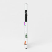 Freeride Snowboarder Snowboarden Illustration iPhone Hülle (Linke Seite)