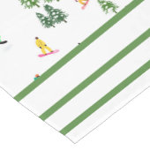 Freeride Snowboarder Snowboarden Illustration Kurzer Tischläufer (Ecke)