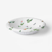 Freeride Snowboarder Snowboarden Illustration Pappteller (Gewinkelt)