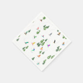 Freeride Snowboarder Snowboarden Illustration Serviette (Ecke)