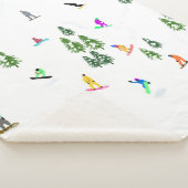 Freeride Snowboarder Snowboarden Illustration Sherpadecke (3/4)