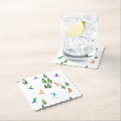 Freeride Snowboarder Snowboarden Illustration Untersetzer (Vor Ort)