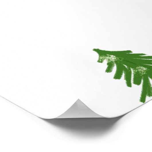 Freeride Snowboarder Snowboarden Winter Poster (Ecke)