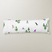 Freeride Snowboarder Snowboarder Design Seitenschläferkissen (Rückseite)