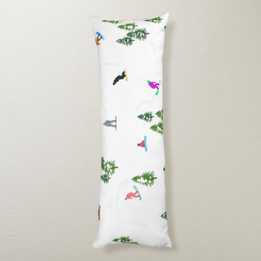 Freeride Snowboarder Snowboarder Design Seitenschläferkissen (Rückseite (Vertikal))