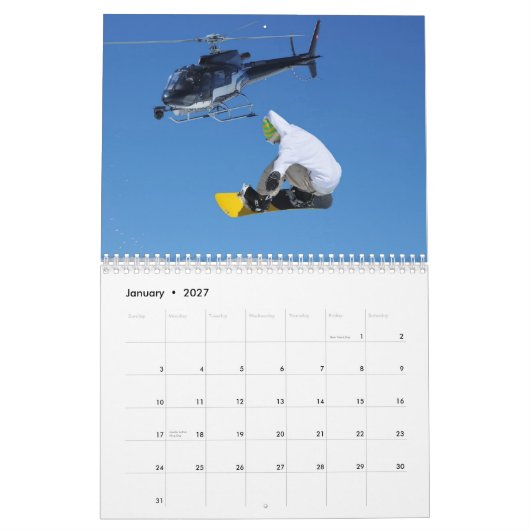 Freeride Sprungs-Kalender 2012 Kalender (Jan 2027)