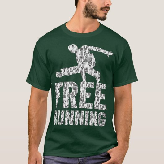 Freerunner Free-Lauftechniken Geschenk T-Shirt (Vorderseite)