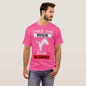 Freerunner Gehen Sie das Risiko ein oder verlieren T-Shirt (Vorne ganz)