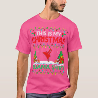Freerunning-Weihnachts-Shirt-Feiertags-Parkour-Wei T-Shirt