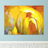 Freesia Abstrakt Leinwanddruck (Insitu (Holzboden))