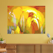 Freesia Abstrakt Leinwanddruck (Insitu (Wohnzimmer))